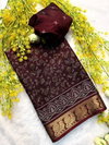 Fancy Soft Bleck Dola Silk Sarees Wholesale Clothing Suppliers In India